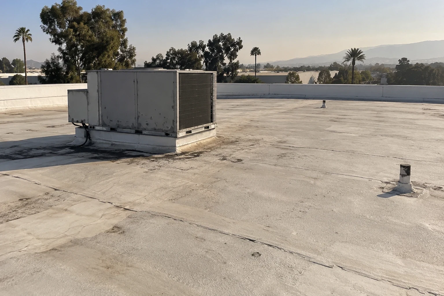 Distribution center roof in Simi Valley, CA Distribution center roof in Simi Valley, CA